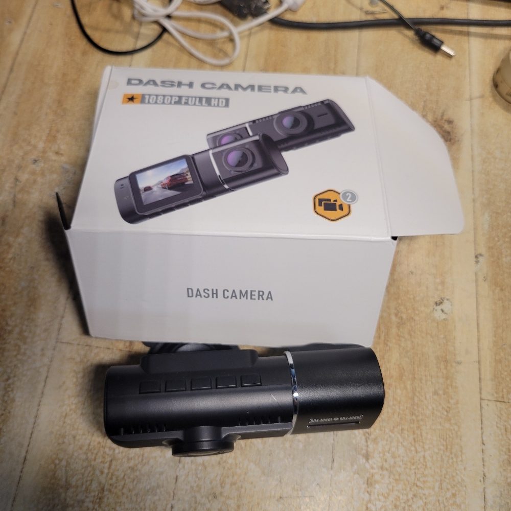 HD 1080P Dual Lens Car DVR Dash Cam Front Inside Camera Video Recorder G-Sensor